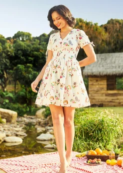 Dangerfield US Kitsch Kitty Print Dress