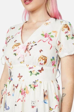 Dangerfield US Kitsch Kitty Print Dress