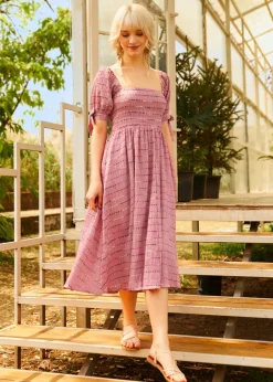 Lavender Daydream Midi Dress Dusty Wisteria Outlet