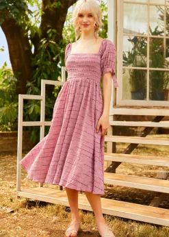 Lavender Daydream Midi Dress Dusty Wisteria Outlet