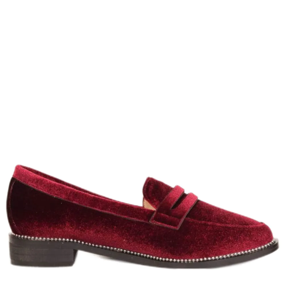 Lea Velvet Loafers Clearance