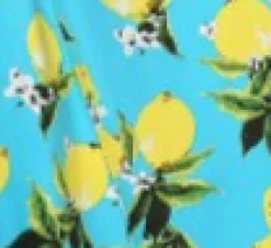 Orchid Bloom Clothing Lemon Print Swing Dress Discount