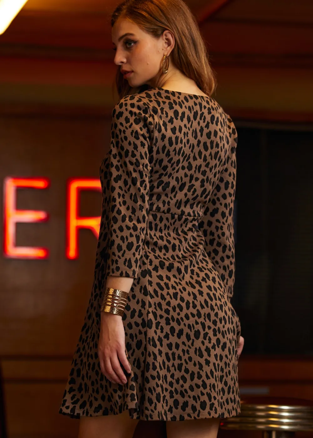 Leopard Hi-Low Empress Dress Wild Cat Online