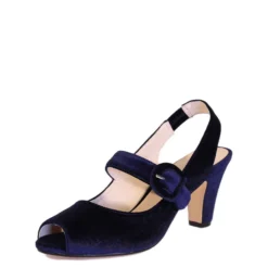 Liberty Velvet Mary Jane Heels Sale