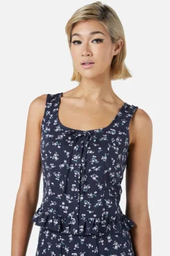 Lila Ditsy Top Outlet