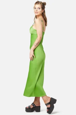 Lizzie Satin Bias Cut Dress Best