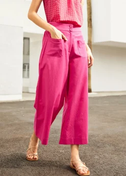 Lover & Mariner Crop Pants Magenta Discount