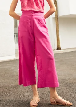 Lover & Mariner Crop Pants Magenta Discount