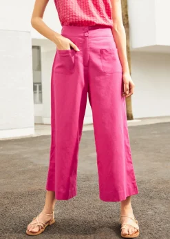 Lover & Mariner Crop Pants Magenta Discount