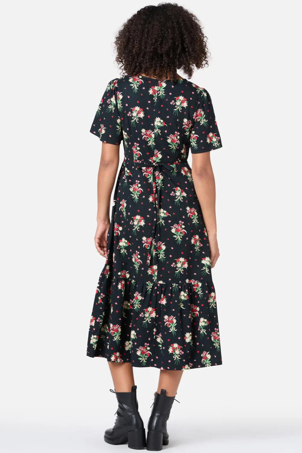 Lucia Floral Bow Dress Online