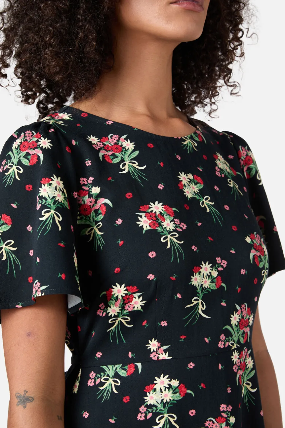 Lucia Floral Bow Dress Online