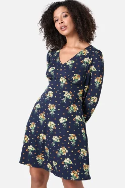 Lucia Floral Sleeved Dress Online