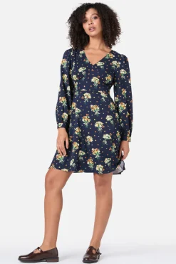 Lucia Floral Sleeved Dress Online