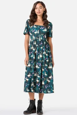 Dangerfield US Lucy Goosey Midi Dress Hot