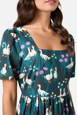 Dangerfield US Lucy Goosey Midi Dress Hot