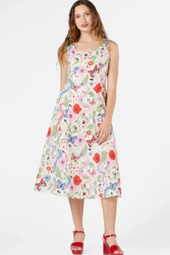 Luna Snake Midi Dress