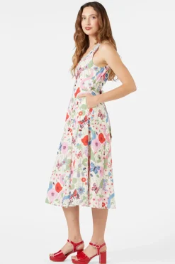 Luna Snake Midi Dress