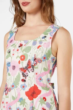 Luna Snake Midi Dress