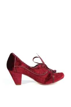 Madison Velvet Retro Heels