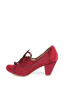 Madison Velvet Retro Heels
