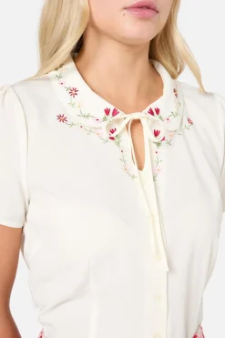 Meadow Embroidered Blouse Sale