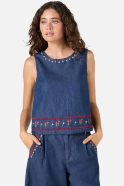 Meadow Embroidered Top Sale
