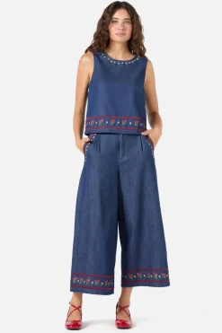 Meadow Embroidered Top Sale