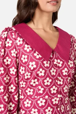 Megan Cute Collar Mini Dress