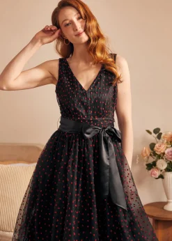 Memory Lane Fit & Flare Dress Midnight Muse Online