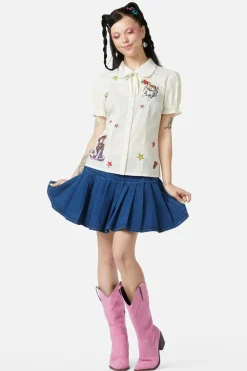 Dangerfield US Meowdy Badge Blouse Online