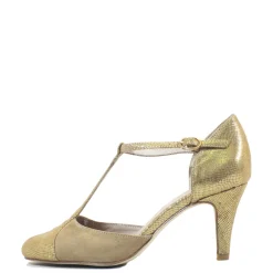 Mimosa T-Strap Heels GOLD Discount