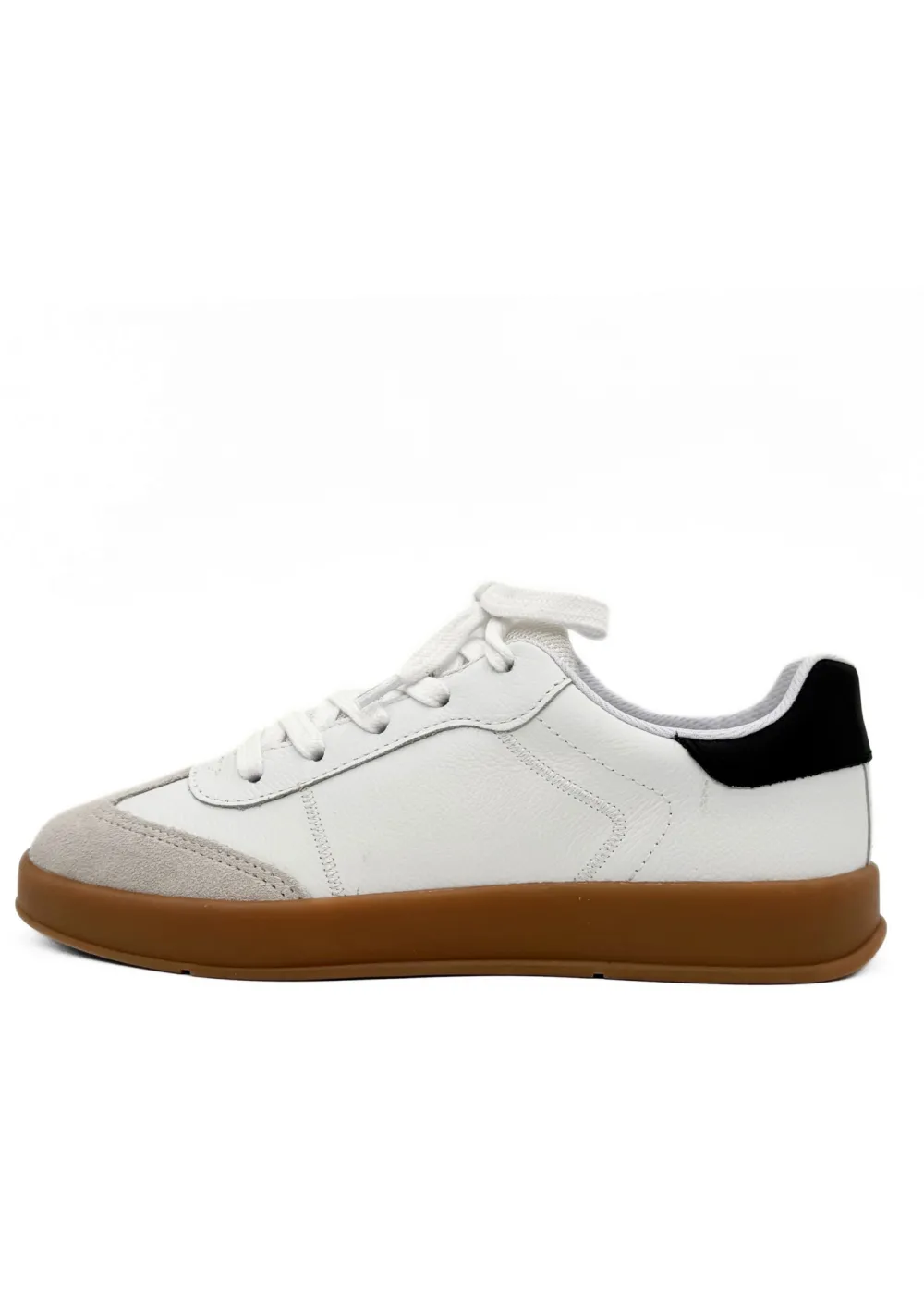 Moldova Leather Tennis Sneakers WHITE Discount