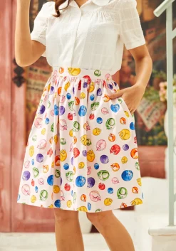BTC More Than Charming Skirt Cat Print
