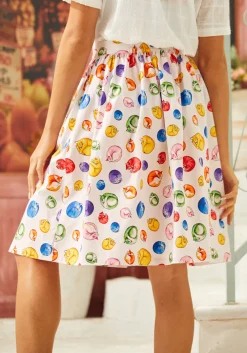 BTC More Than Charming Skirt Cat Print