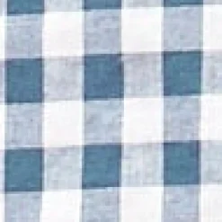 Morning Melody Top Blue Check Discount