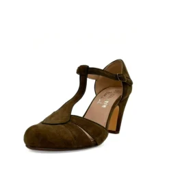 Mulberry Suede T-Strap Heels Best