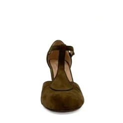 Mulberry Suede T-Strap Heels Best