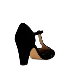 Mulberry Suede T-Strap Heels Best