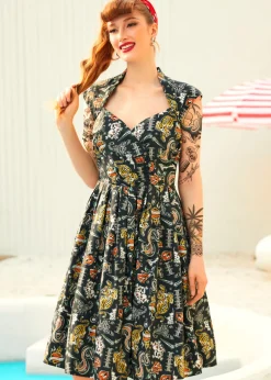 Name This Dress Black Tattoo Print