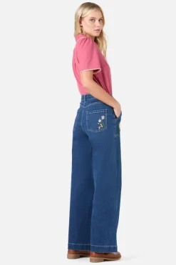 Native Embroidered Denim Jean Outlet