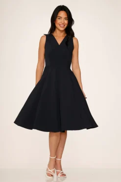 Navy Blue Swing Dress Discount