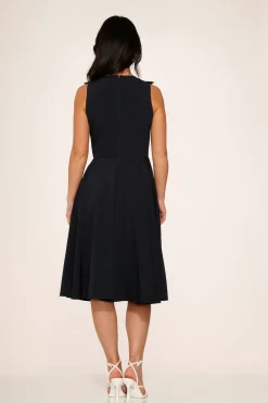 Navy Blue Swing Dress Discount