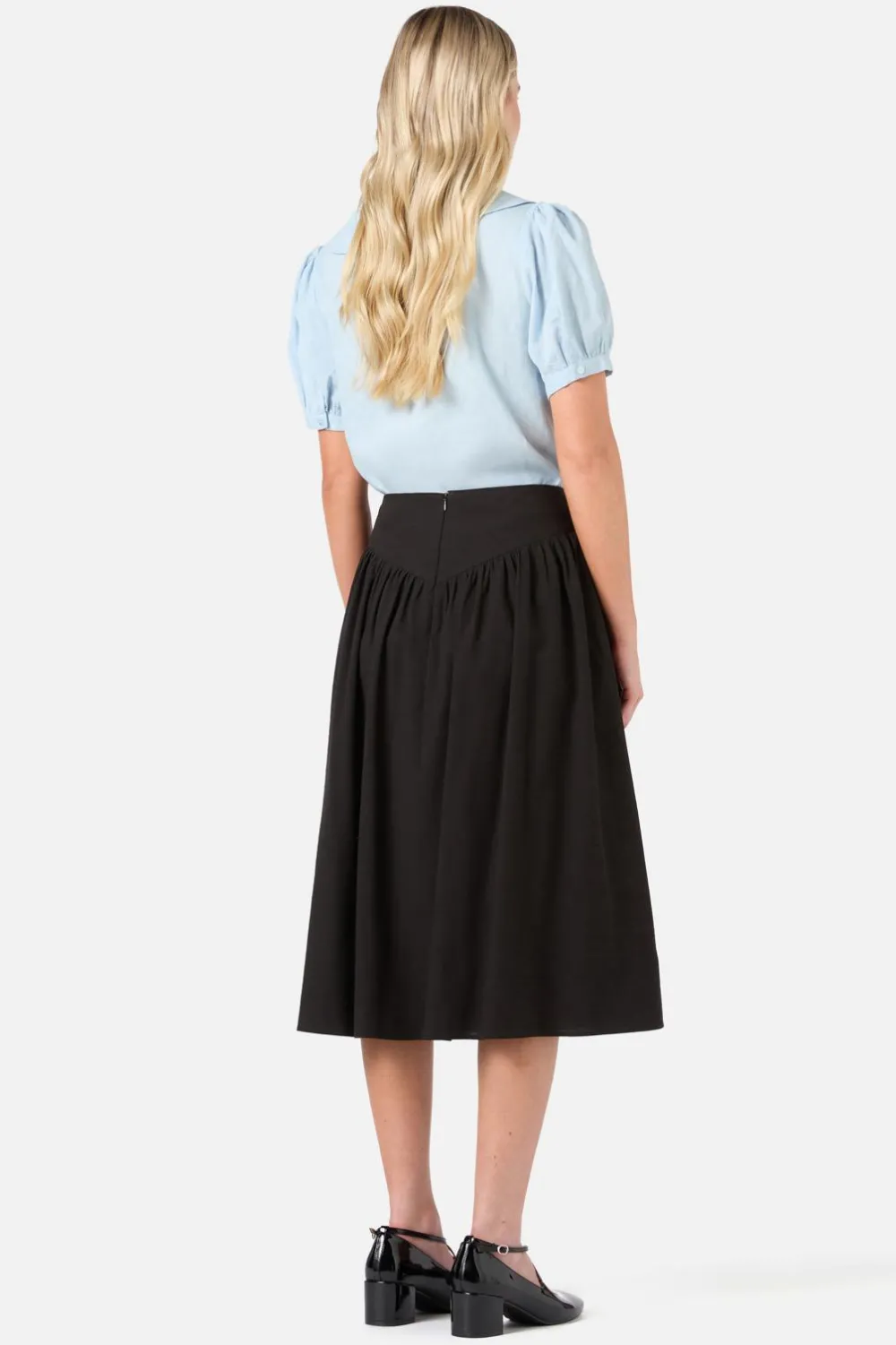 Nell Gathered Yoke Skirt Online