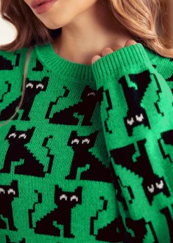 BTC Notes of Nostalgia Crewneck Pullover Jade Dream Best