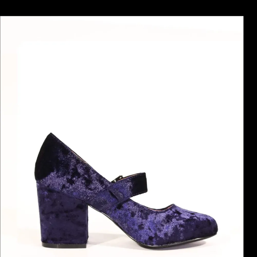 Oksana Velvet Mary Jane Heels NAVY Online