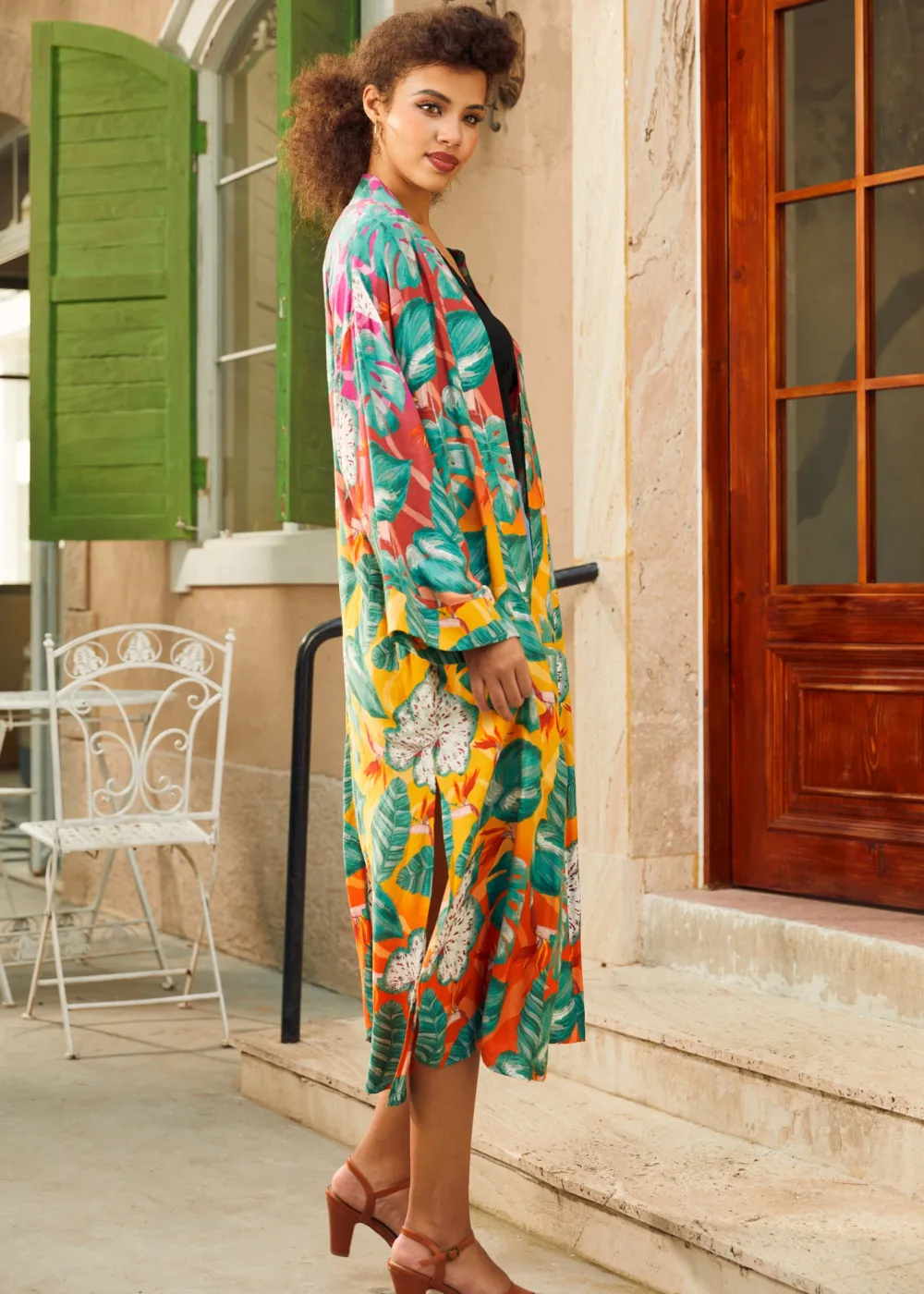 Old School Opulence Kimono Beach Blanket Clearance