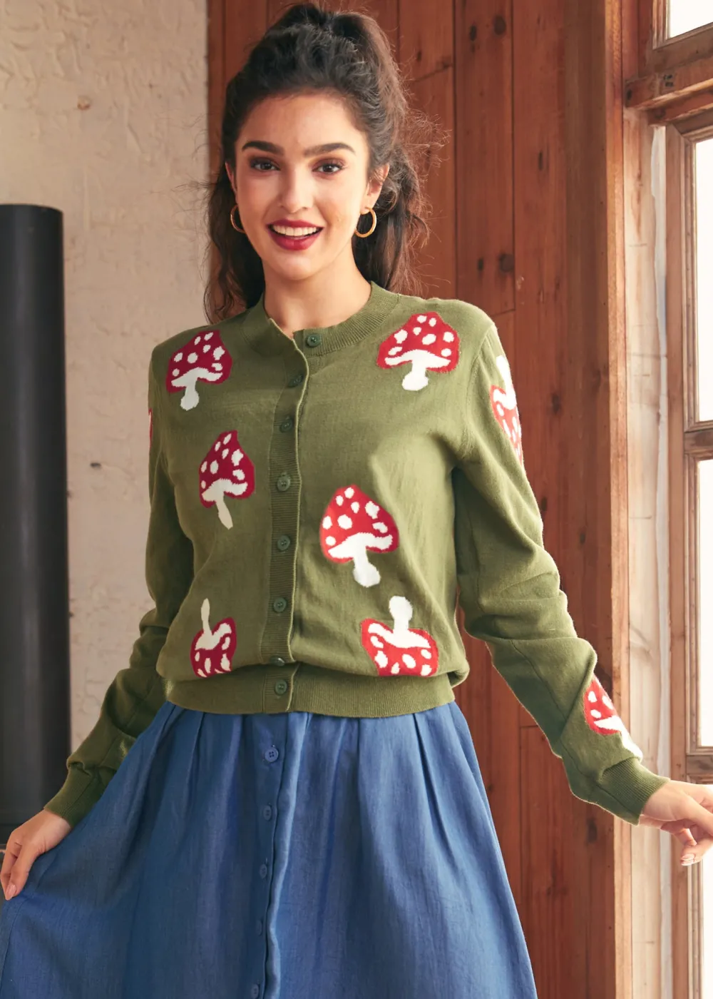 BTC Old Soul Classic Cardigan Enchanted Grove Discount