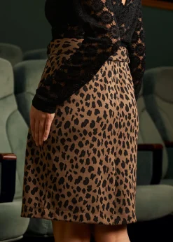 Oldie But a Goodie Belted Midi Pencil Skirt Wild Spot Best