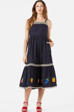 Orchard Emb Dress Clearance
