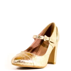 Orlando Mary Jane Heels GOLD